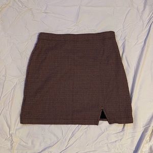 Abercrombie houndstooth mini skirt